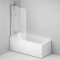 Шторка для ванны 80 см AM.PM Gem W90BS-D080-140CT прозрачное - 1