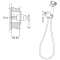 Гигиенический душ Rose R0105 со смесителем, хром - 2