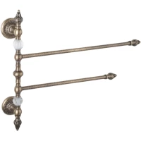 Полотенцедержатель 45 см бронза Tiffany World Murano TWMUBA105/OVTObr