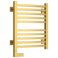 Полотенцесушитель электрический 500x400 золотой матовый МЭМ левый Сунержа Аркус 2.0 032-5604-5040