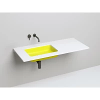 Раковина Salini S-Stone Marea 09 1802209MF 54,5x38 см, встраиваемая снизу, покраска по RAL матовый полностью