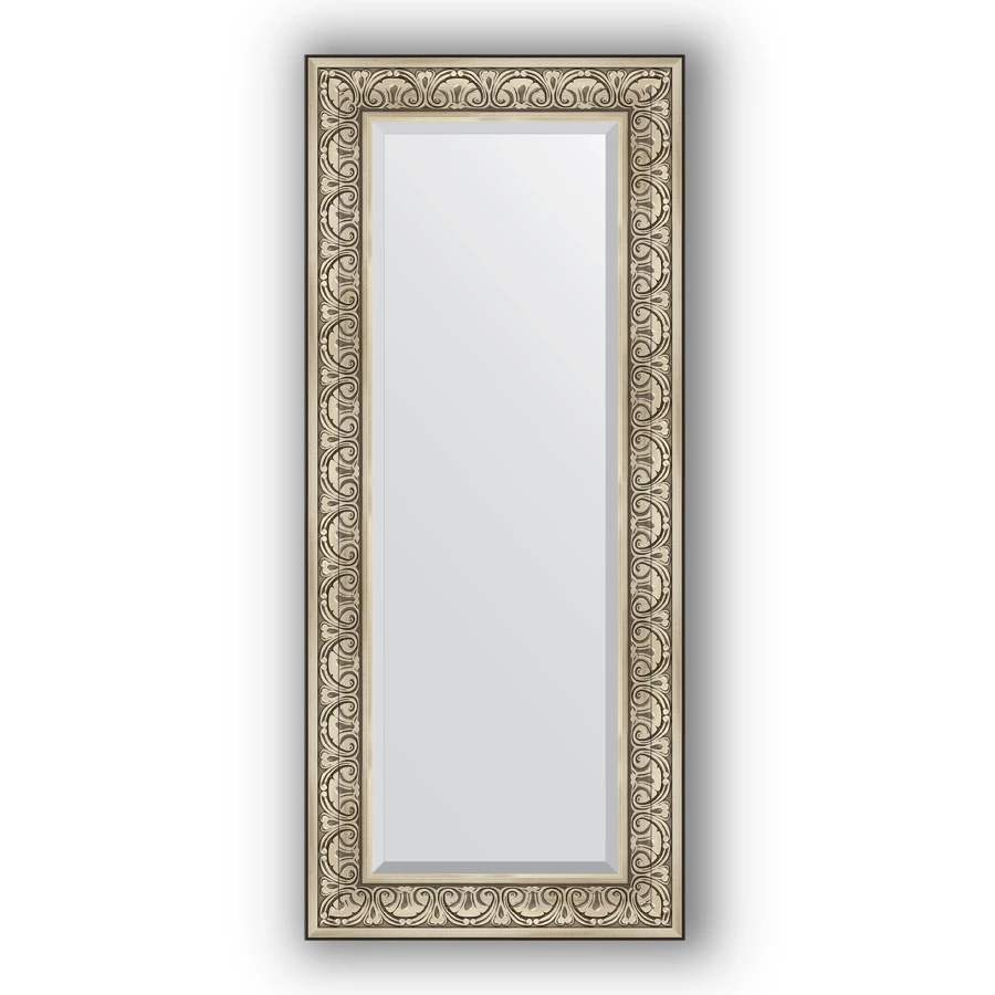 Зеркало 60х140 см барокко серебро Evoform Exclusive BY 3528 - фото 1