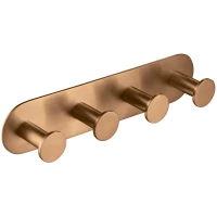 Планка с крючками Timo Saona 13015/19 для ванны, розовое золото матовый