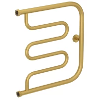 Полотенцесушитель водяной 500x500 золотой матовый Сунержа Лира+ 032-4011-5050