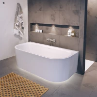 Акриловая ванна Riho Desire Wall Velvet B089002105 180x84 см, белый матовый