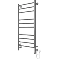 Полотенцесушитель электрический Terminus Аврора П10 4670078544360 1050x532, ТЭН правый, хром