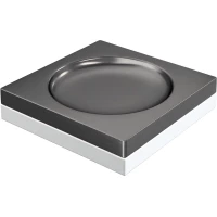 Мыльница Boheme Qubic 10960-GM настольная, графит матовый