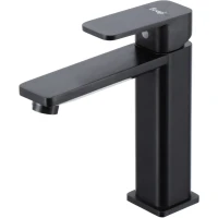 Смеситель для раковины Frap F10202-6 черный матовый