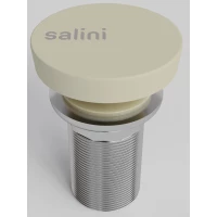 Донный клапан для раковины Salini S-Stone D 504 162302MF1013 без перелива, жемчужно-белый матовый