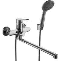 Смеситель для ванны Plstart PD22053 универсальный, с душевым гарнитуром, хром