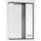 Зеркальный шкаф 55x83 см венге/белый глянец Style Line Панда Стиль ЛС-00000087 - 1