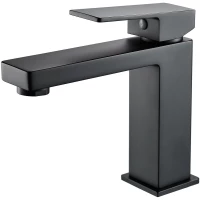 Смеситель для раковины Shevanik S9601H черный матовый