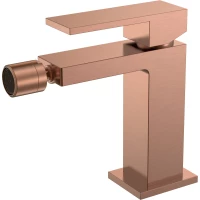 Смеситель для биде Boheme Qubic 476-CB медь матовая