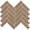 Керамогранит Kerama Marazzi Декор Монтиони мозаичный коричневый матовый 34x35,5x0,9 T042\SG5265