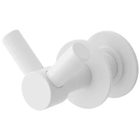 Крючок Сунержа Виват 30-2010-0005 двойной, для полотенцесушителя, белый матовый