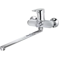 Смеситель для ванны Viko V-4505 универсальный, с душевым гарнитуром, хром