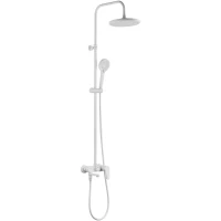 Душевая система Esko Kazan ST225KZW 230 мм, со смесителем, белый