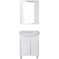 Комплект мебели белое дерево 61 см ASB-Mebel Орхидея                 