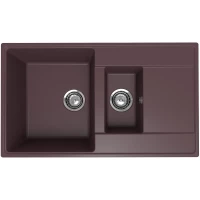 Кухонная мойка Ulgran Prima 860 1,5K-06 86x50 см, трюфель