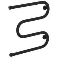 Полотенцесушитель водяной 500x500 черный матовый Сунержа М-образный+ 31-4007-5050