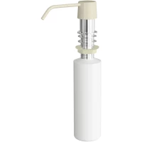 Дозатор для жидкого мыла Florentina Рондо 703.727.0000.202 300 мл, встраиваемый, для кухни, хром/шампань