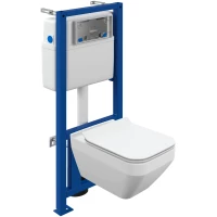 Комплект подвесной унитаз + система инсталляции Cersanit Crea A63997