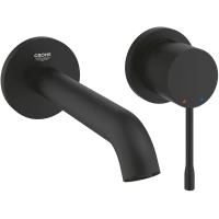Смеситель для раковины Grohe Essence 29192KF1 встраиваемый, без донного клапана, черный матовый