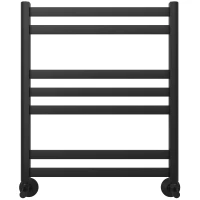 Полотенцесушитель водяной Aquatek Сириус П7 AQ DP0760BL 600x530, черный матовый