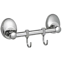 Планка с крючками Haiba HB1615-2 для ванны, хром