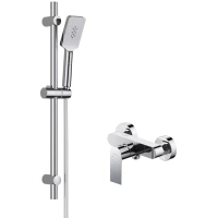 Смеситель для душа Aquatek Лира AQ1432CR с душевым гарнитуром, хром