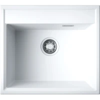 Кухонная мойка Omoikiri Artgranit Daisen 57-WH 4997309 57x51 см, белый