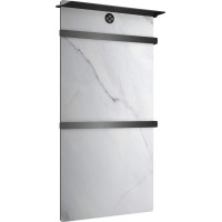 Полотенцесушитель электрический Wonzon & Woghand Shuttgart WW-A504W-GM 806x430, темный графит матовый/белый мрамор