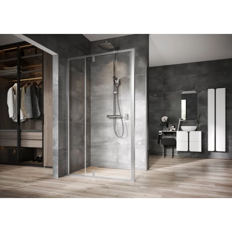 Душевой уголок 110x80 см Ravak Nexty NDOP2 + NPSS 03OD0U00Z1 + 90O40U00Z1 прозрачное Душевой уголок 110x80 см Ravak Nexty NDOP2 + NPSS 03OD0U00Z1 + 90O40U00Z1 прозрачное