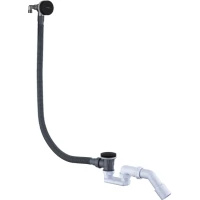 Слив-перелив для ванны Boheme 631-B автомат с наполнением, черный матовый