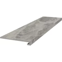 Ступень Kerama Marazzi Альбино серый обрезной 33х119,5 DL503120R/GCF 