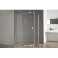 Душевой уголок Royal Bath RB9130HPVD-T-CH 130x90 см, профиль хром, стекло прозрачное