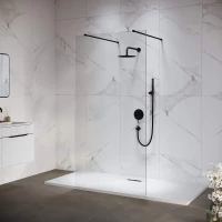 Неподвижная перегородка 98,3 см RGW WA-016B Walk-in 35101610-14 прозрачное