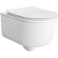 Унитаз подвесной Kerama Marazzi Элеганс KMELWc53MWh2 безободковый, белый матовый