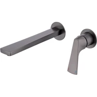 Смеситель для раковины Raglo R07.11.09 встраиваемый, графит матовый