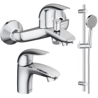 Комплект смесителей Damixa Palace Bit 311000000 + 310210000 + 918100000