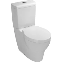 Унитаз-компакт Jacob Delafon Ove 19974W-00 + E1558-00 с сиденьем микролифт, белый