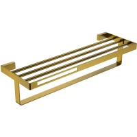 Полка для полотенец Boheme Q 10947-BR 60 см, бронза