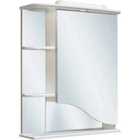 Зеркальный шкаф 60x75 см белый R Runo Римма 00000001028