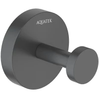 Крючок Aquatek Бетта AQ4601MB для ванны, черный матовый