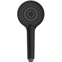 Душевая лейка Kaiser SH-045 110 мм, 4 режима, черный матовый