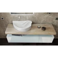 Столешница вяз 140 см с отверстиями Velvex Felay stFEL.140.1-71