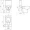 Унитаз-компакт безободковый с сиденьем микролифт Cersanit Colour KO-COL011-3/5-COn-DL-w - 12