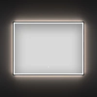 Зеркало 100x70 см черный матовый Wellsee 7 Rays’ Spectrum 172201350