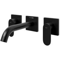 Смеситель для раковины WasserKRAFT Elbe 7445 встраиваемый, черный
