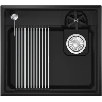 Кухонная мойка Granula 5807R, ЧЕРНЫЙ 58x52 см, черный